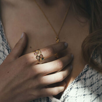 Tourmaline Tapestry Ring, 5 of 12