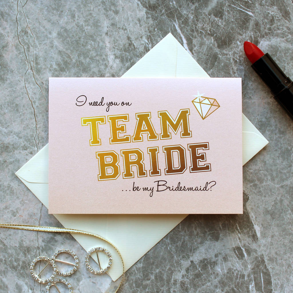 team-bride-bridesmaid-card-by-vanilla-retro-stationery-notonthehighstreet