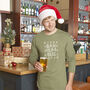 Bah Humbug Men's Anti Christmas Long Sleeved T Shirt, thumbnail 3 of 8