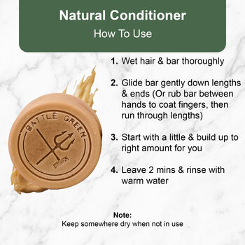 Vegan Hair Conditioner Bar 55g, 4 of 10