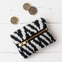 Knitted Mini Zip Pouch, thumbnail 3 of 4