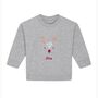 Personalised Reindeer Sweatshirt, thumbnail 1 of 2