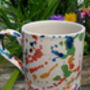 Tankard Mug In Paint Splashes Design, thumbnail 8 of 8