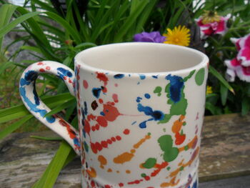 Tankard Mug In Paint Splashes Design, 8 of 8