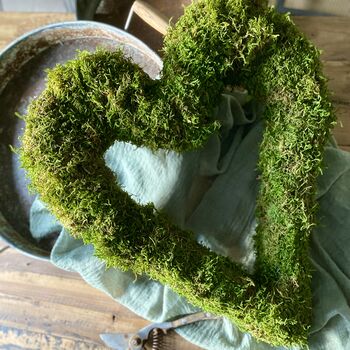 Moss Heart Wreath Hanging, 8 of 11