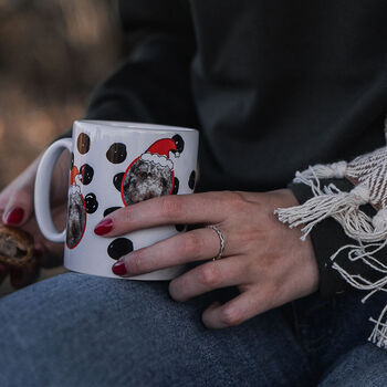 Personalised Pet Photo Christmas Mug, 2 of 3