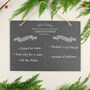 Naughty Or Nice List Christmas Slate Sign, thumbnail 2 of 5
