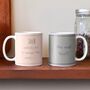 Personalised His And Hers Engagement Mugs, thumbnail 1 of 4