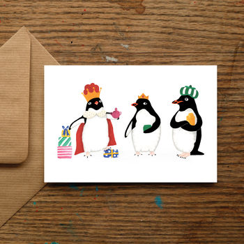 Silly Penguins Christmas Card Pack, 6 of 9