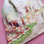 Organic Cotton Reusable Pouch With Vintage French Gardens Print, thumbnail 4 of 5