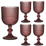 Set Of Four Luxury Rouge Wine Glasses, thumbnail 2 of 6