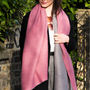 Personalised Pleated Cashmere And Modal Scarf Shawl, thumbnail 6 of 12