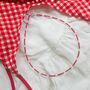 Red And Pink Seed Bead Necklace, thumbnail 3 of 3