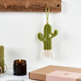 Make Your Own Mini Macrame Cactus Craft Kit In Meadow, thumbnail 3 of 9