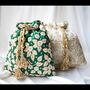 Chaya – Green Silk Potli Bag, thumbnail 2 of 2