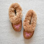 Luxury Lucky Dip Handmade Sheeepskin Slippers, thumbnail 5 of 9