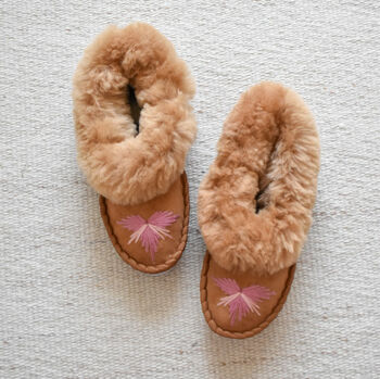 Luxury Lucky Dip Handmade Sheeepskin Slippers, 5 of 9