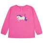 Kids Pink Unicorn Top | Organic Cotton, thumbnail 2 of 12