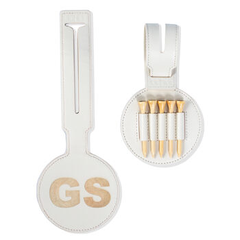 Personalised Golf Bag Tag And Tee Holder Golf Gift, 2 of 3