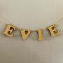 Paint Your Own Name Bunting Letterbox Craft Kit, thumbnail 4 of 4