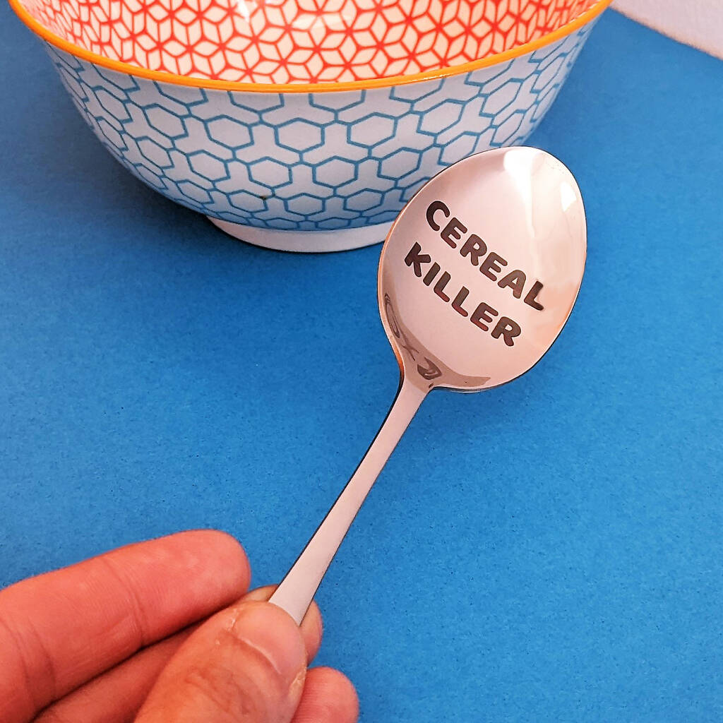 Cereal Killer Stainless Steel Spoon, 1 of 2