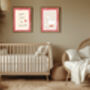 Nursery Set Of Two 'You Are Loved' Art Prints, thumbnail 2 of 4