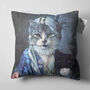 Pillow Cover Sultan's Cat Themed Painting, thumbnail 5 of 7