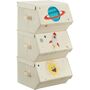Set Of Three Storage Boxes Bins Storage Organiser, thumbnail 9 of 10