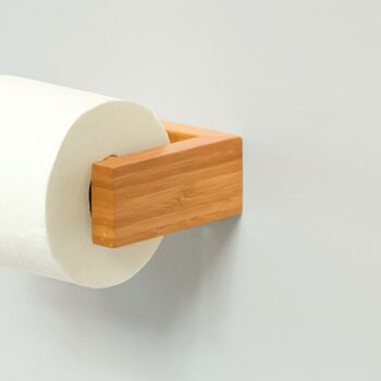 Bamboo Toilet Roll Holder, 2 of 2