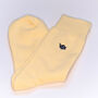 Buttercup Yellow Wedding Tie Sock Set Groomsmen Gift, thumbnail 9 of 9