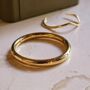 Chunky Gold Bangle, thumbnail 7 of 10