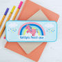 Personalised Colourful Unicorn Pencil Case Tin, thumbnail 1 of 3