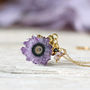Amethyst, Gold And Diamond Chain Necklace, thumbnail 3 of 12