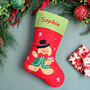 Personalised Christmas Gingerbread Man Stocking, thumbnail 1 of 4