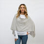 Lucy Four Way Cashmere Poncho, thumbnail 8 of 12