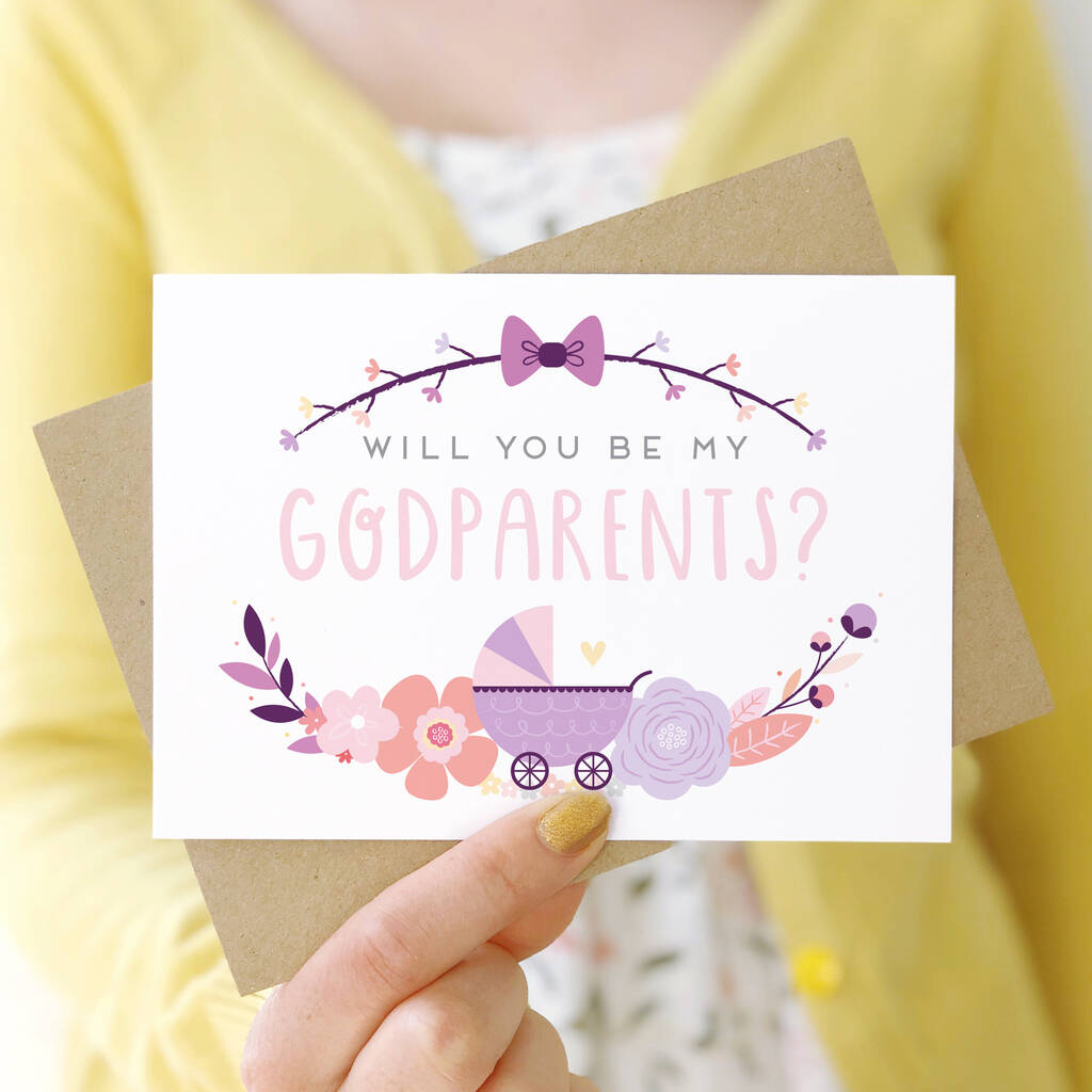 Will You Be My Godparents? Card, 1 of 12