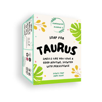 Taurus Birthday Gift Funny Soap For Taurus Zodiac, 5 of 5