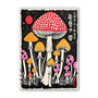 Psychedelic Mushroom Framed Artwork Wild Things, thumbnail 2 of 8