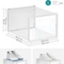 Shoe Storage Organisers Transparent Plastic Boxes 12/18, thumbnail 4 of 8