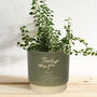 Personalised Mother Of The Groom Indoor Plant Pot, thumbnail 1 of 6