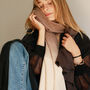 Muted Ombre Cashmere Blend Scarf, thumbnail 3 of 12