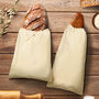 Natural Cotton Bread Bags, thumbnail 4 of 6