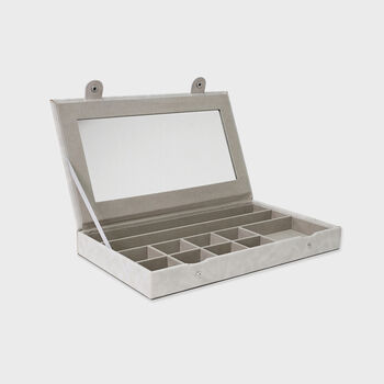 Personalised Grey Single Layer Jewellery Box, 2 of 4