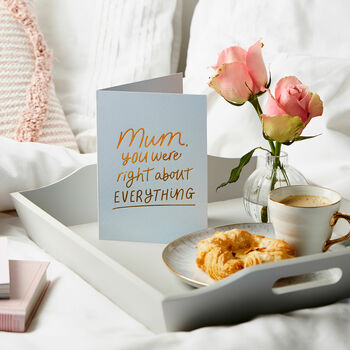 Honest Foil Embossed Mum Card, 2 of 5