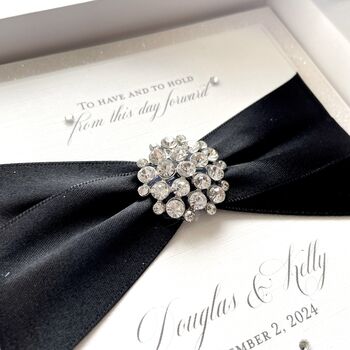 Personalised Wedding Card. Personalised Luxury Design In A Box, 8 of 8