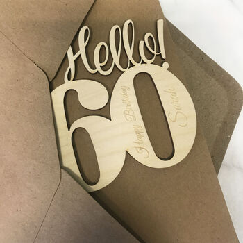 Personalised Hello 60 Birthday Card, 7 of 9
