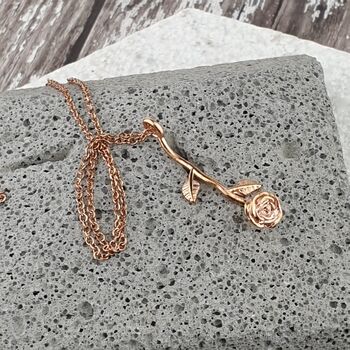 Eliza Day Wild Rose Sterling Silver Rose Gold Plated, 5 of 7