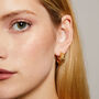 Maeve Tapered Plaited Weave Hoop Earrings, thumbnail 1 of 3