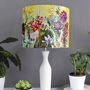 Tropical Sunshine, Exotic Yellow And Pink Lampshade, thumbnail 1 of 5