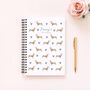 Personalised Dachshund Notebook Diary, thumbnail 3 of 4